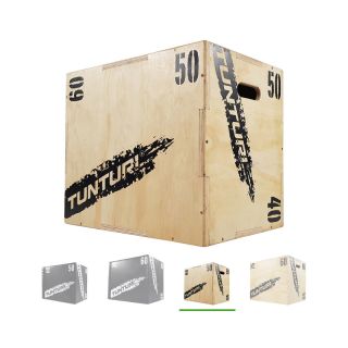 Treeningkast TUNTURI Plyo Box Wood 40/50/60cm