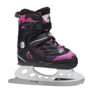 Laste hokiuisud FILA X-One Ice G Black/Pink (S)